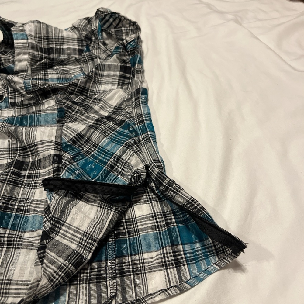 HeartSoul Black and White Plaid Shirt - Picture 5 of 9